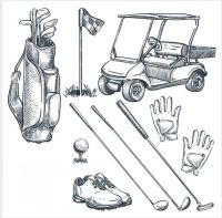 Golf cartoon